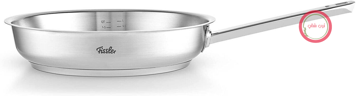 ماهیتابه استیل حرفه‌ای 28 سانتی‌متری فیسلر آلمان مدل Fissler Stielpfanne 28 cm